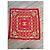Foulard in seta Chanel Rosso con Stampa Catena e Monete D'oro - vista 8