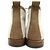 Hermès STIVALI HERMES CHRIS CHUKKA IN CANVAS E PELLE 44 SCATOLA Crudo - vista 5
