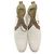 Hermès STIVALI HERMES CHRIS CHUKKA IN CANVAS E PELLE 44 SCATOLA Crudo - vista 8