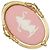 Autre Marque Spilla Jasper Ragazza Floreale Wedgwood Rosa