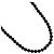 Autre Marque Collar de ónix Negro