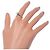 Autre Marque Pt900 Platin-Diamantring Silber - Ansicht 2