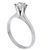 Autre Marque Pt900 Platin-Diamantring Silber - Ansicht 3