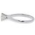 Autre Marque Pt900 Platin-Diamantring Silber - Ansicht 5