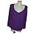 Gianfranco Ferré Oversized Pullover Dunkelviolett XXL