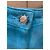 Autre Marque Calça azul de couro camurça e lycra - vista 6