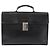 Saffiano Borsa da lavoro PRADA in pelle Safiano Nera Argento Auth ka3042 Nero - vista 13