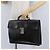 Saffiano Borsa da lavoro PRADA in pelle Safiano Nera Argento Auth ka3042 Nero - vista 22
