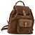 Bamboo Zaino in Bambù GUCCI Camoscio Marrone Oro 003 2852 0030 0 Auth 172054 D'oro