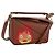 LOEWE - Puzzle Piccolo Calcifer in Pelle Ghibli Castello Errante 2way 167069SM Marrone D'oro