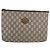 GUCCI GG Plus Supreme Clutch Bag PVC Beige Auth ka2920 - vista 13