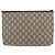 GUCCI GG Plus Supreme Clutch Bag PVC Beige Auth ka2920 - vista 2