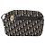 Borsa a Spalla in Tela Trotter Christian Dior Blu Navy Oro Auth 166990 D'oro - vista 13