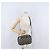 Borsa a Spalla in Tela Trotter Christian Dior Blu Navy Oro Auth 166990 D'oro - vista 20
