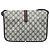 Gucci Borsa Sherry Line Micro GG Supreme in PVC Navy Gold 001 113 0551 Auth LNZ556 D'oro Blu navy - vista 2