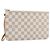 LOUIS VUITTON Pochette Neverfull MM Damier Azur LV Auth hk3571