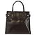 GUCCI Hand Bag Patent leather Brown Gold Auth 172303 Golden - view 13