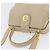 Céline Borsa a mano CELINE in pelle 2 in 1 beige oro Auth 166991 D'oro - vista 6