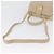 Céline Borsa a mano CELINE in pelle 2 in 1 beige oro Auth 166991 D'oro - vista 9