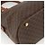 Céline Borsa a mano in tela Macadam CELINE in pelle PVC 2 in 1 marrone oro Auth LNZ540 D'oro - vista 15
