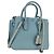 Borsa a mano MCM in pelle 2 in 1 blu chiaro argento Auth BA11118V