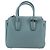 Borsa a mano MCM in pelle 2 in 1 blu chiaro argento Auth BA11118V - vista 2