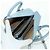 Borsa a mano MCM in pelle 2 in 1 blu chiaro argento Auth BA11118V - vista 25