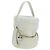 PRADA Borsa a Mano Pelliccia Bianca Oro Auth 173332SM Bianco D'oro