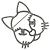 Spilla Gatto CHANEL metallo Argento CC Auth ARZ169M