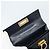 Borsa a mano in pelle Gancini Salvatore Ferragamo blu navy oro Auth bs33743 - vista 10