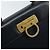 Borsa a mano in pelle Gancini Salvatore Ferragamo blu navy oro Auth bs33743 - vista 18