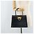 Borsa a mano in pelle Gancini Salvatore Ferragamo blu navy oro Auth bs33743 - vista 24