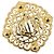 Spilla Christian Dior in metallo dorato Auth BSZ410V D'oro