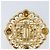 Spilla Christian Dior in metallo dorato Auth BSZ410V D'oro - vista 8