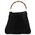 Borsa a Spalla in Pelle Gucci Bamboo Nera Oro 001 1998 1577 Auth 172308 Nero D'oro - vista 13