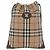Bolso de lona beige con estampado Nova Check de Burberrys Auth 173994 - vista 13