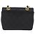 CHANEL Bolsa de Ombro Matelassé em Couro de Cordeiro Preto Ouro CC Auth 172545SAV Dourado - vista 2