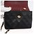 CHANEL Bolsa de Ombro Matelassé em Couro de Cordeiro Preto Ouro CC Auth 172545SAV Dourado - vista 21