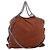 Autre Marque Stella McCartney Falabella Kette Tasche aus Polyester in Braun Silber Auth mr1992