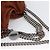 Autre Marque Stella McCartney Falabella Kette Tasche aus Polyester in Braun Silber Auth mr1992 - Ansicht 7