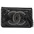 CHANEL COCO Borsa a Spalla Mark Chain in Pelle Verniciata Nera Argento CC Auth 172433SAV Nero - vista 13