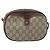 Gucci Borsa GG Supreme Web Sherry Line in PVC beige e oro 007 58 6112 Auth LNZ553 D'oro - vista 13