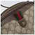 Gucci Borsa GG Supreme Web Sherry Line in PVC beige e oro 007 58 6112 Auth LNZ553 D'oro - vista 18