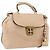 Chloé Borsa a mano in pelle Chloe Elsie 2 in 1 Beige Oro Auth bs33833 D'oro