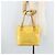 LOUIS VUITTON Bolso de Mano Monogram Vernis Houston Amarillo Lima M91055 LV Auth th6608 Dorado - vista 26