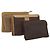 Céline Borsa in tela Macadam CELINE in pelle PVC 3 pezzi marrone beige Auth fm5164
