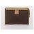 Céline Borsa in tela Macadam CELINE in pelle PVC 3 pezzi marrone beige Auth fm5164 - vista 14