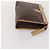 Céline Borsa in tela Macadam CELINE in pelle PVC 3 pezzi marrone beige Auth fm5164 - vista 16