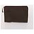 Céline Borsa in tela Macadam CELINE in pelle PVC 3 pezzi marrone beige Auth fm5164 - vista 9