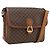 Céline Borsa a Spalla in Tela Macadam CELINE in Pelle PVC Marrone Oro Auth ka2871 D'oro
